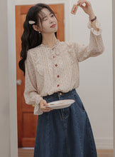 画像をギャラリービューアに読み込む, 甘酸っぱい恋を知った日のシアードットフリルブラウス_N3521