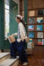 画像をギャラリービューアに読み込む, 【2点セット】隣町のフリーマーケットに行く日のジャガードベストセットブラウス_N2975