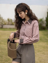 画像をギャラリービューアに読み込む, ストロベリーティーが好きなあの子のストライプシャツ_N3467