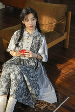 画像をギャラリービューアに読み込む, 【2点セット】蚤の市で見つけたレイヤードアンティークワンピース_N2518