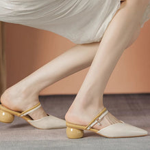 画像をギャラリービューアに読み込む, 月明かりのラウンジでワインを傾けるパールヒールサンダル_K0160