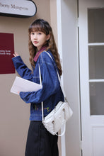 画像をギャラリービューアに読み込む, お気に入りのカフェに行く日の刺繍デニムジャケット_N1981