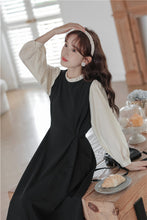 画像をギャラリービューアに読み込む, 行きつけの喫茶店でプリンを食べる日のドッキングフリルネックワンピース_N1443