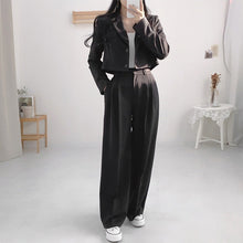 画像をギャラリービューアに読み込む, 【2点セット】エスプレッソがお決まりの彼女のショートジャケットセットアップ_N2114