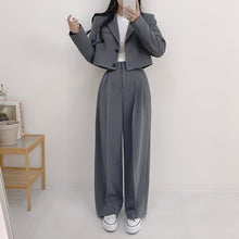 画像をギャラリービューアに読み込む, 【2点セット】エスプレッソがお決まりの彼女のショートジャケットセットアップ_N2114