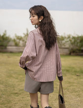 画像をギャラリービューアに読み込む, ストロベリーティーが好きなあの子のストライプシャツ_N3467
