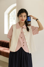 画像をギャラリービューアに読み込む, おしゃれするのが大好きな女の子のラウンドカットデザインシャツ_N2532