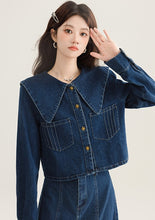 画像をギャラリービューアに読み込む, 【2点セット】シャンゼリゼ通りを歩く彼女のデニムセットアップ_N3500