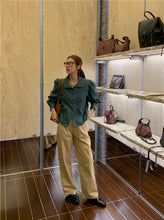 画像をギャラリービューアに読み込む, お洒落上級者なあの子のパフスリーブデニムシャツ_N1717