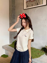 画像をギャラリービューアに読み込む, 気になる彼に会いに行く日のロゴ入りスポーティーポロシャツ_K0100