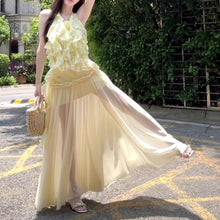 画像をギャラリービューアに読み込む, ホテルラウンジで目が合うたびにときめくフリルシアーコーデ_K0143