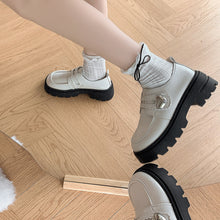 画像をギャラリービューアに読み込む, イチゴミルクが好きなあの子のメタルハート厚底ローファー_N3227