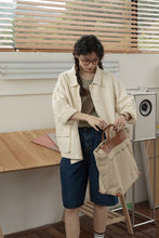 画像をギャラリービューアに読み込む, 海辺のカフェで他絡あの子のハーフデニムパンツ_N3476