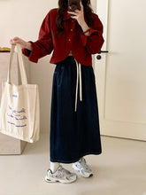 画像をギャラリービューアに読み込む, 学校で一番オシャレ好きなあの子のイージーデニムロングスカート_N2761