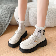 画像をギャラリービューアに読み込む, イチゴミルクが好きなあの子のメタルハート厚底ローファー_N3227