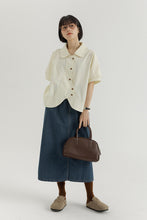 画像をギャラリービューアに読み込む, おしゃれするのが大好きな女の子のラウンドカットデザインシャツ_N2532