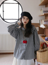 画像をギャラリービューアに読み込む, 行きつけの喫茶店で紅茶を飲む日のフリルブラウス_N3472