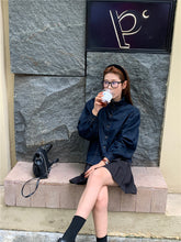 画像をギャラリービューアに読み込む, お洒落上級者なあの子のパフスリーブデニムシャツ_N1717