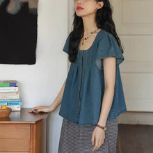 画像をギャラリービューアに読み込む, 書斎で紅茶を淹れる女の子のナチュラルコーデセット_K0176