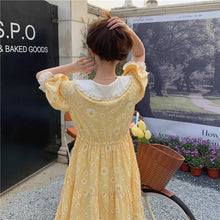 画像をギャラリービューアに読み込む, ひまわり畑で君が撮ったフィルムの中の私と花柄ロングワンピ_K0114