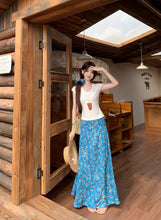 画像をギャラリービューアに読み込む, 水彩画みたいににじんだ恋の記憶スカート_K0163