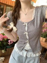 画像をギャラリービューアに読み込む, 駅のホームでバイバイしたあとの胸の高鳴りが続いていたリボントップス_K0025