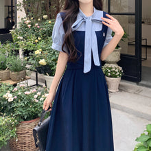 画像をギャラリービューアに読み込む, 落ち葉舞う並木道を歩くときのクラシカルガーリーワンピース_K0142