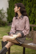 画像をギャラリービューアに読み込む, ストロベリーティーが好きなあの子のストライプシャツ_N3467