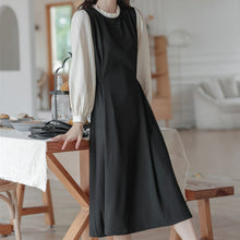 画像をギャラリービューアに読み込む, 行きつけの喫茶店でプリンを食べる日のドッキングフリルネックワンピース_N1443