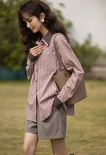 画像をギャラリービューアに読み込む, ストロベリーティーが好きなあの子のストライプシャツ_N3467