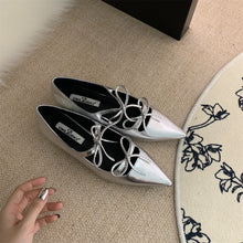 画像をギャラリービューアに読み込む, 一目惚れした私のリボンストラップポインテッドトゥパンプス_N1786