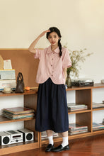 画像をギャラリービューアに読み込む, おしゃれするのが大好きな女の子のラウンドカットデザインシャツ_N2532