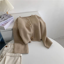 画像をギャラリービューアに読み込む, カプチーノとクロワッサンを片手に過ごすパリの朝、クラシカルカーディガン_K0186