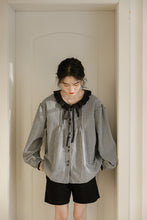 画像をギャラリービューアに読み込む, 憧れのパリジェンヌが着ていたフリルカラーチェックブラウス_N3524