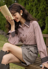 画像をギャラリービューアに読み込む, ストロベリーティーが好きなあの子のストライプシャツ_N3467