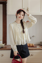 画像をギャラリービューアに読み込む, ちょっとおめかししたい日の裾レースブラウス_N2973