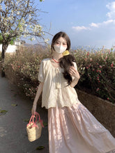 画像をギャラリービューアに読み込む, 海沿いのカフェで花の香りに包まれたロマンティックコーデセット_K0052