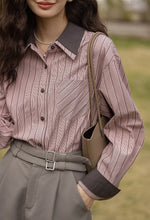 画像をギャラリービューアに読み込む, ストロベリーティーが好きなあの子のストライプシャツ_N3467