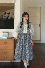 画像をギャラリービューアに読み込む, 【2点セット】蚤の市で見つけたレイヤードアンティークワンピース_N2518