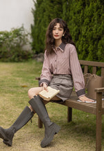 画像をギャラリービューアに読み込む, ストロベリーティーが好きなあの子のストライプシャツ_N3467