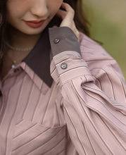 画像をギャラリービューアに読み込む, ストロベリーティーが好きなあの子のストライプシャツ_N3467