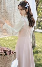 画像をギャラリービューアに読み込む, 花言葉を教えてくれたあの子のリボンタイフェイクツーピースワンピース_N3462