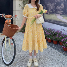 画像をギャラリービューアに読み込む, ひまわり畑で君が撮ったフィルムの中の私と花柄ロングワンピ_K0114