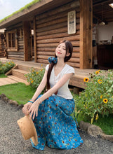 画像をギャラリービューアに読み込む, 水彩画みたいににじんだ恋の記憶スカート_K0163