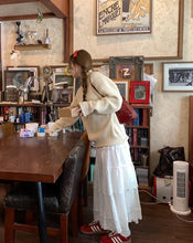 画像をギャラリービューアに読み込む, ココアにマシュマロをトッピングするレースティアードフリルスカート_N3229