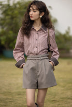 画像をギャラリービューアに読み込む, ストロベリーティーが好きなあの子のストライプシャツ_N3467