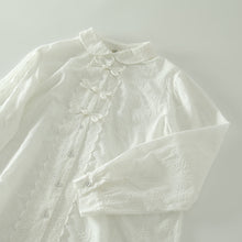 画像をギャラリービューアに読み込む, シュガーたっぷりのドーナツを買ったレース刺繍ブラウス_N2911