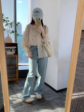 画像をギャラリービューアに読み込む, さくらんぼの赤い実とリボンの白い結び目が愛おしいブラウス_K0049