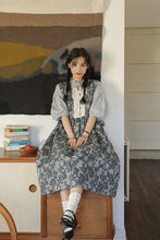 画像をギャラリービューアに読み込む, 【2点セット】蚤の市で見つけたレイヤードアンティークワンピース_N2518