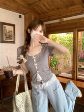 画像をギャラリービューアに読み込む, 駅のホームでバイバイしたあとの胸の高鳴りが続いていたリボントップス_K0025